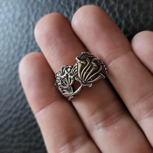 VTG TH. MARTHINSEN sterling spoon ring- size 6 - Picture 2 of 11